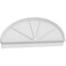 Ekena Millwork Elliptical 4 Spoke Architectural Grade PVC Combination Pediment, 78"W x 26-3/8"H x 2-3/4"P PEDPC078X265ELL04 - alternate 1